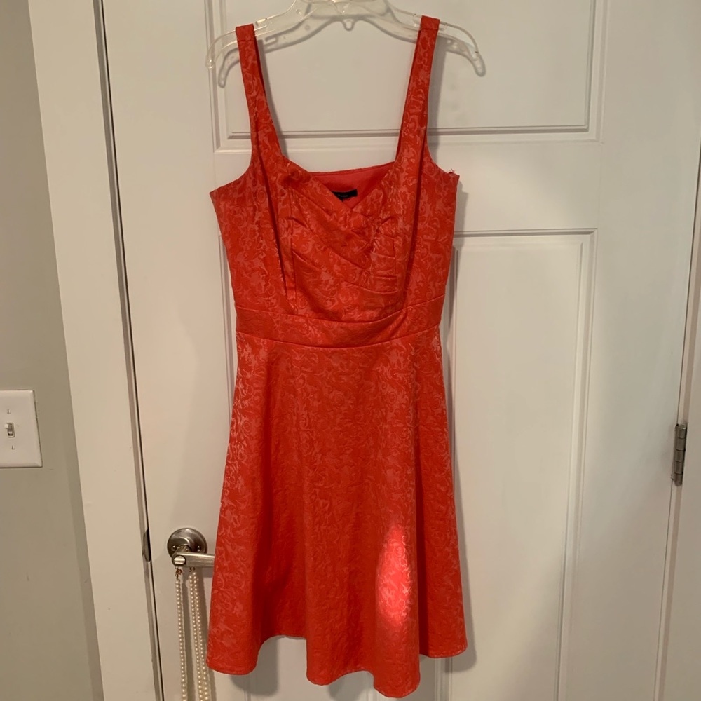 Pretty dark peach dress